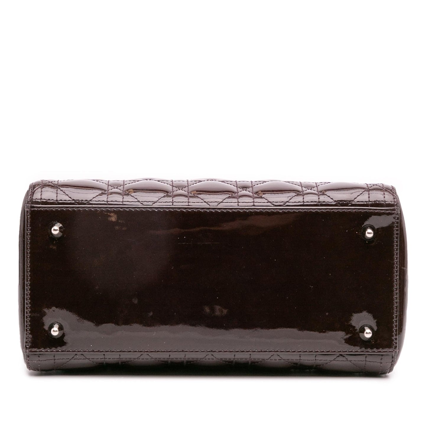 Dior Medium Patent Cannage Lady Dior