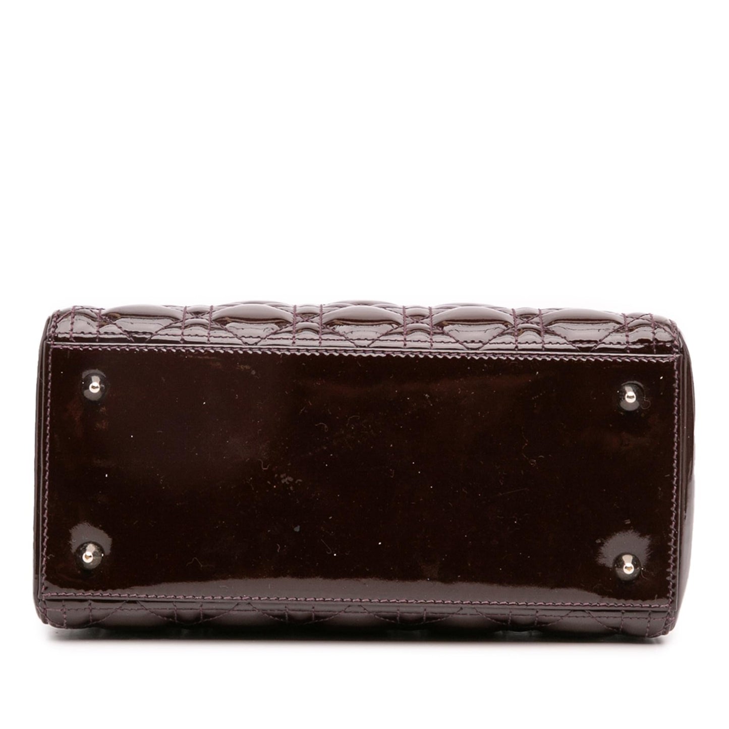 Dior Medium Patent Cannage Lady Dior