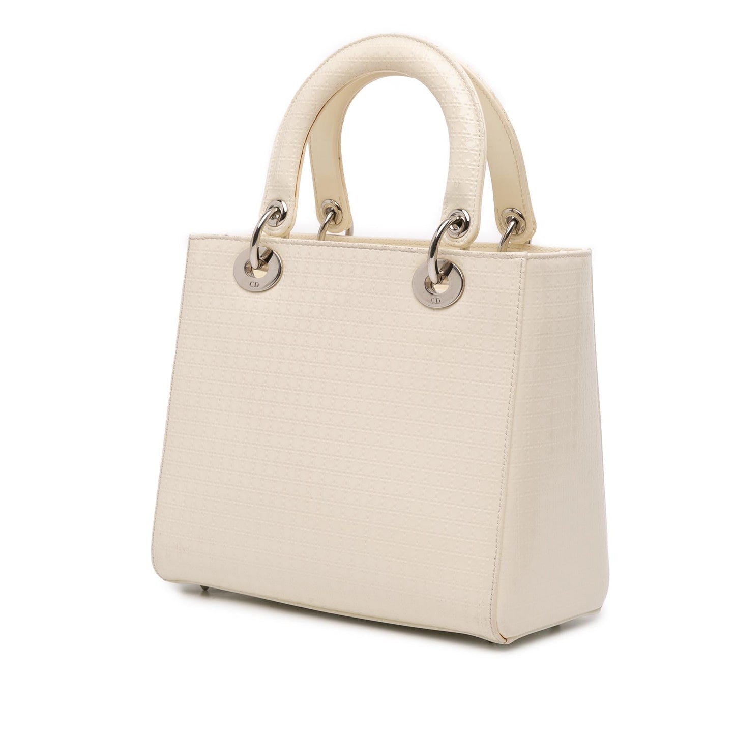 Dior Medium Patent Microcannage Lady Dior