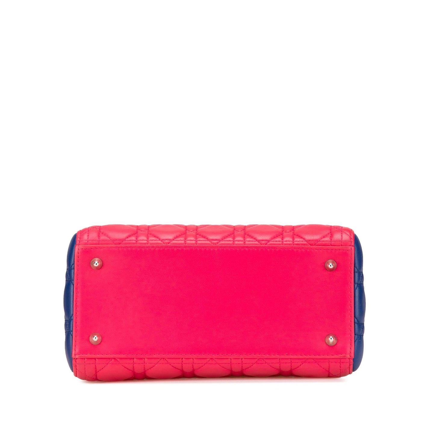 Dior Medium Tricolor Lambskin Cannage Lady Dior