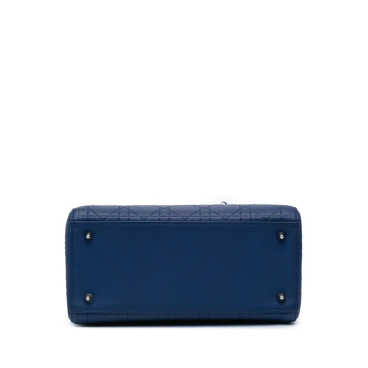 Dior Medium Ultra Matte Calfskin Cannage Embossed Lady Dior