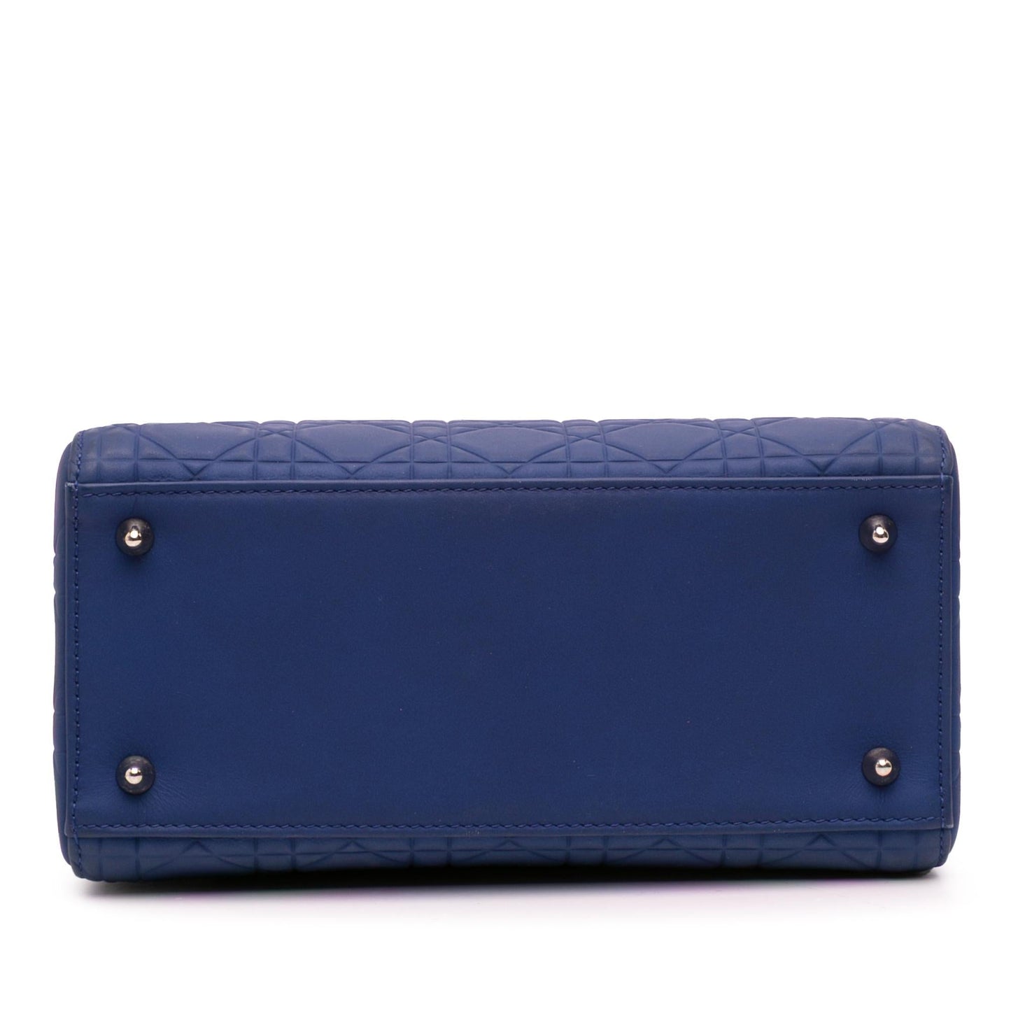 Dior Medium Ultra Matte Calfskin Embossed Cannage Lady Dior