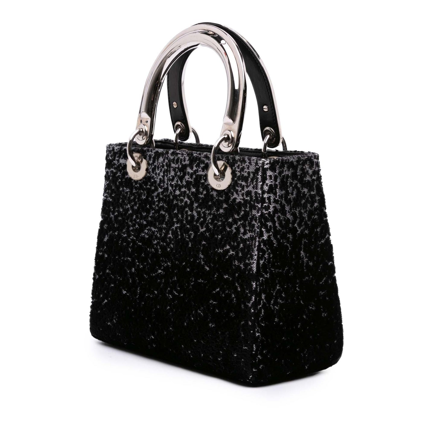 Dior Medium Velvet and Canvas Lady Dior