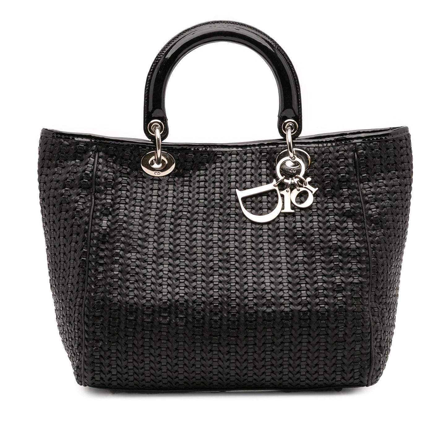 Dior Medium Woven Leather Soft Lady Dior