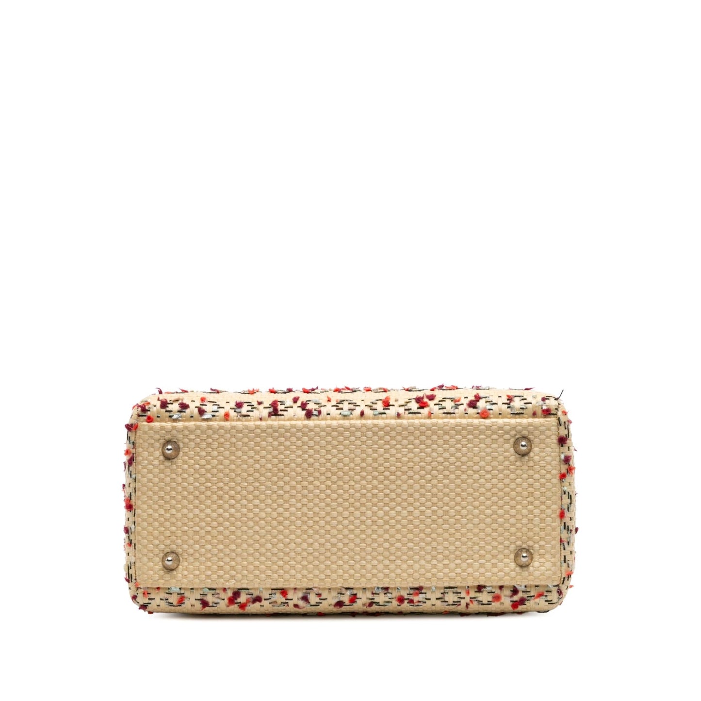 Dior Medium Woven Raffia Lady Dior