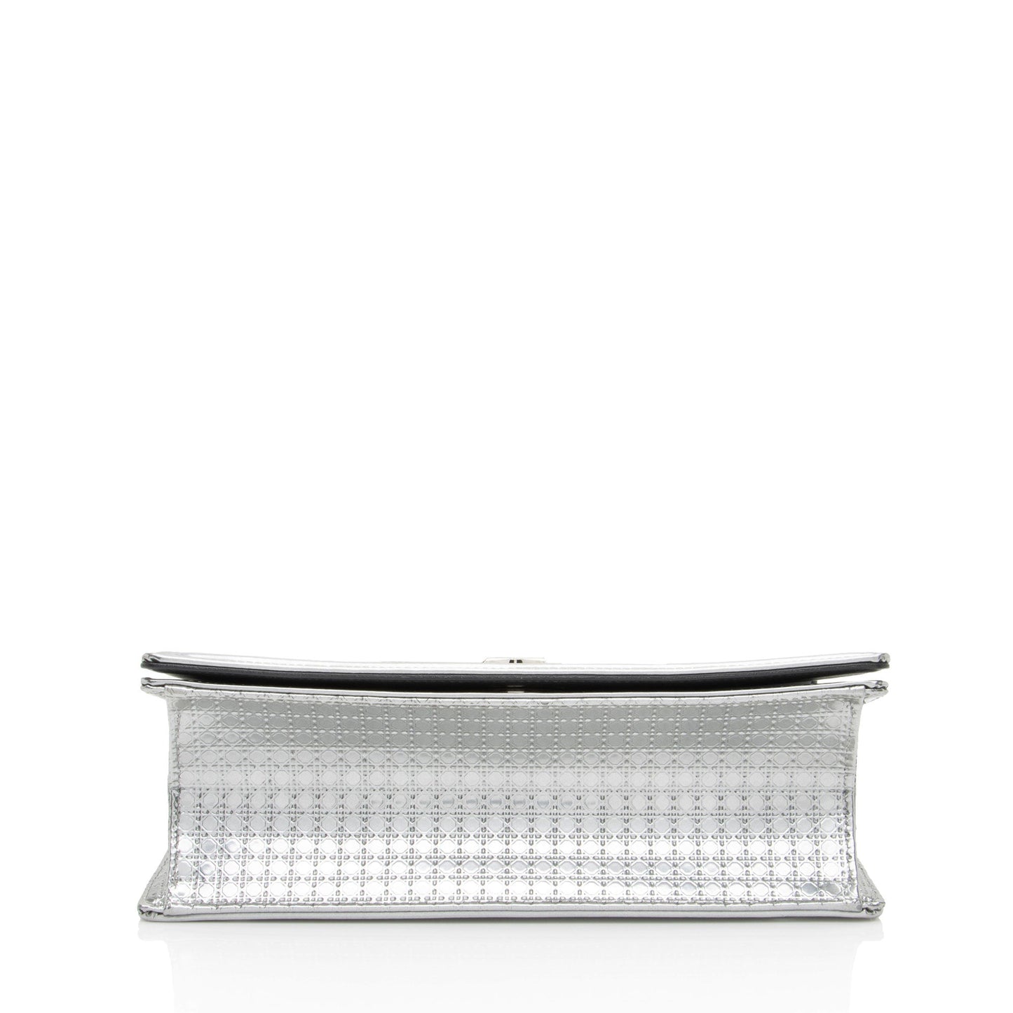 Dior Metallic Calfskin Micro Cannage Diorama Medium Shoulder Bag