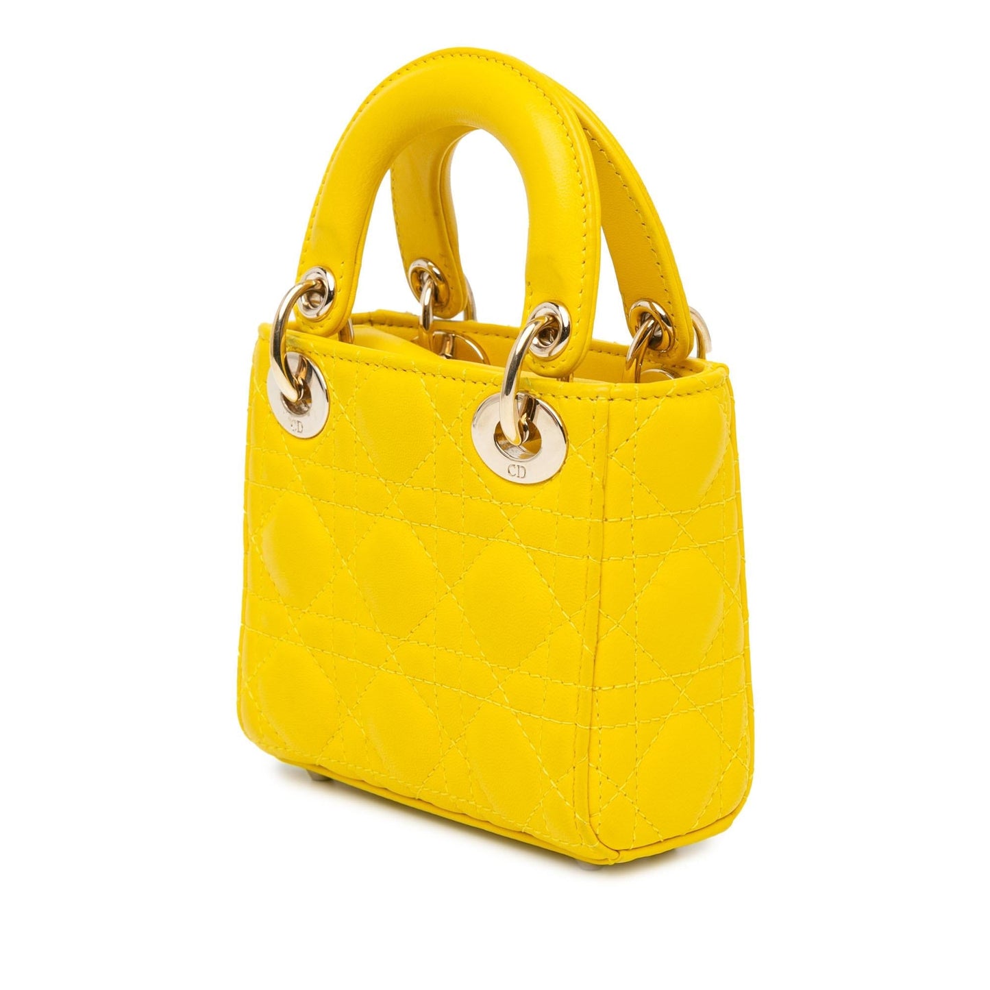 Dior Micro Lambskin Cannage Lady Dior