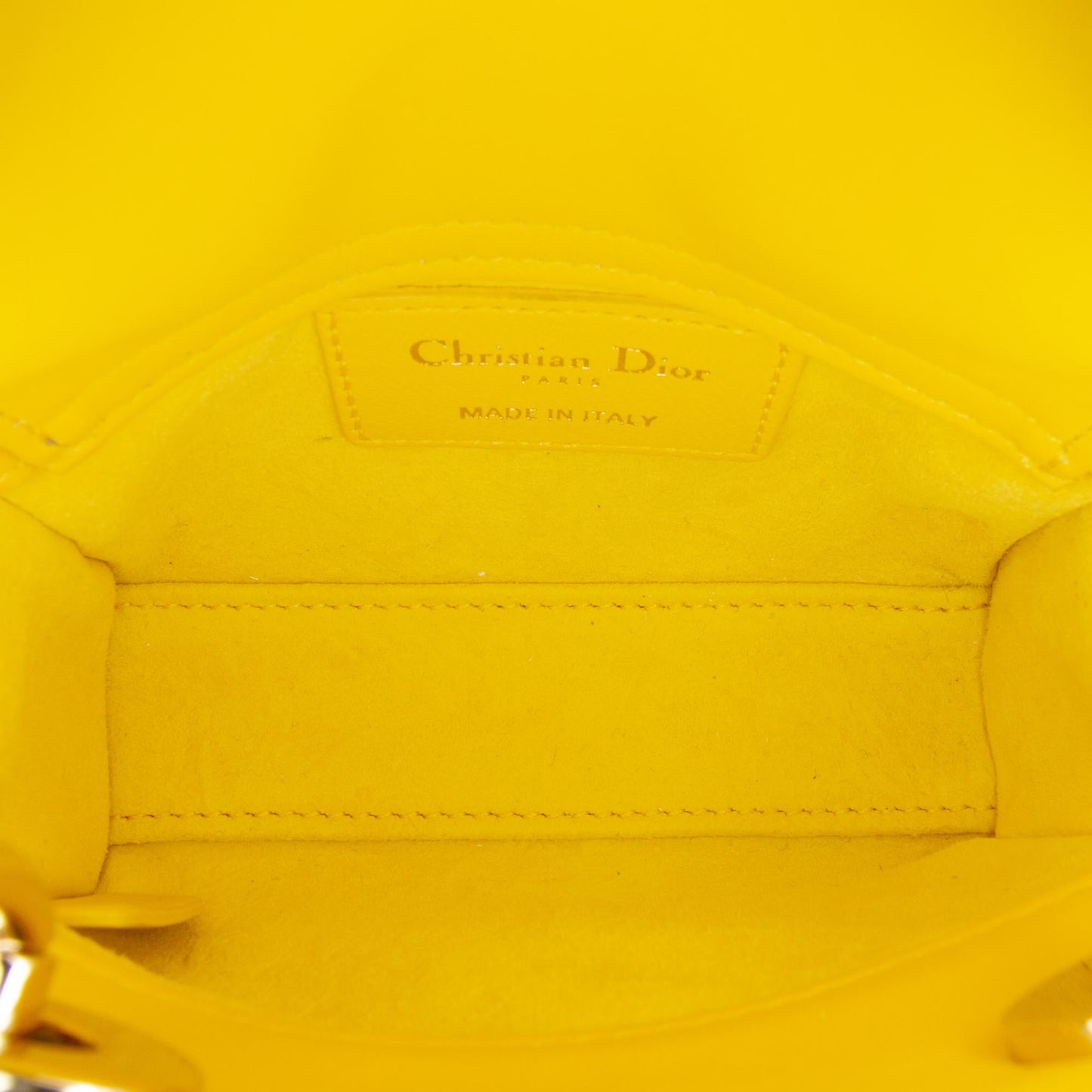 Dior Micro Lambskin Cannage Lady Dior