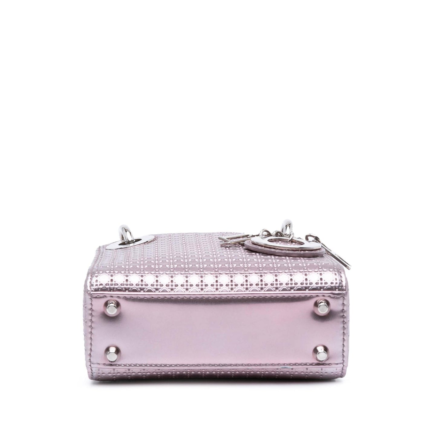 Dior Micro Metallic Patent Microcannage Lady Dior