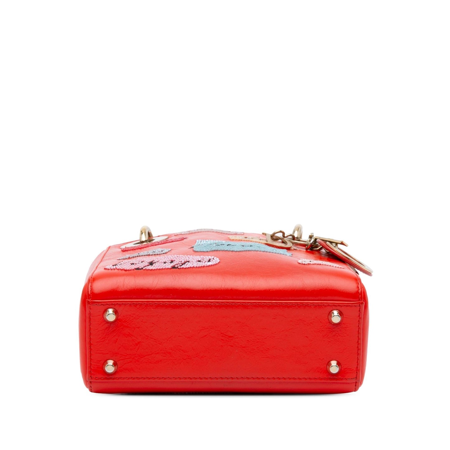 Dior Mini Calfskin Sequin Embellished Lady Dior