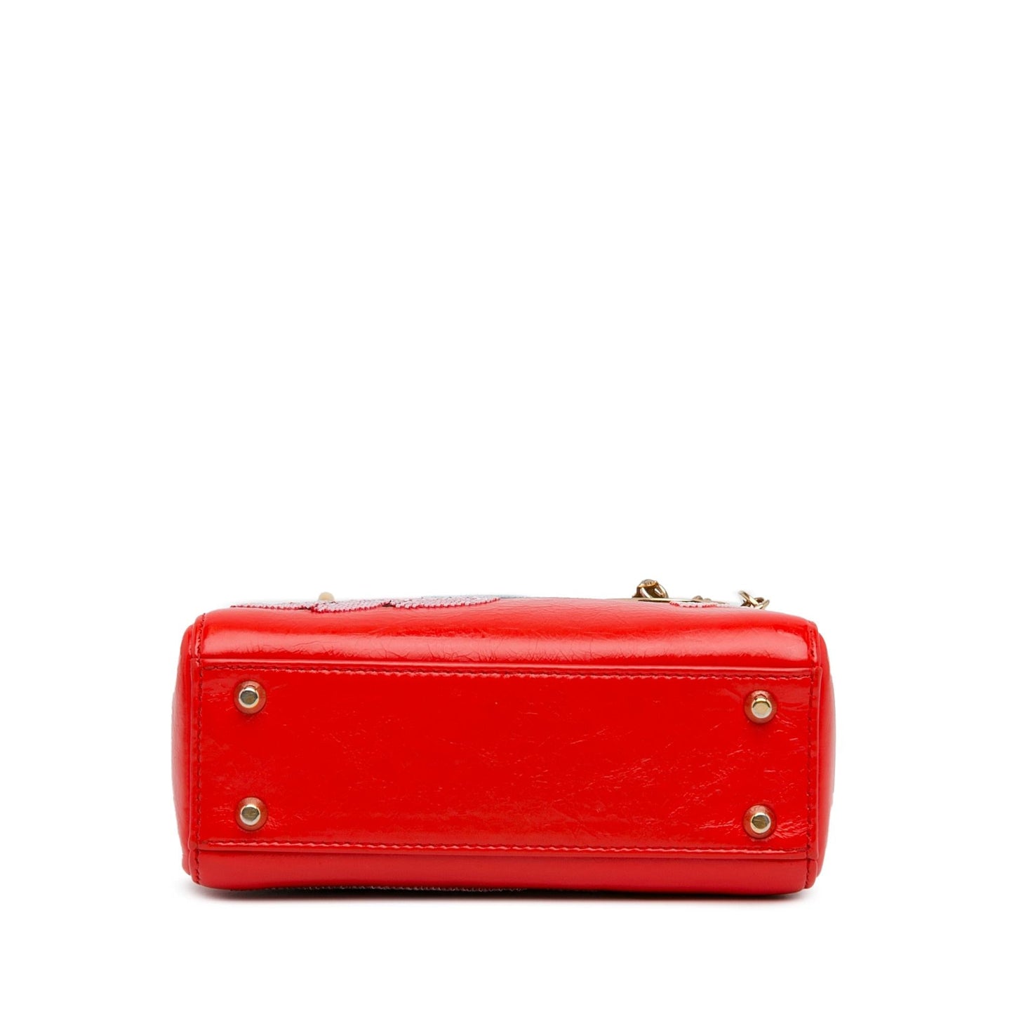 Dior Mini Calfskin Sequin Embellished Lady Dior