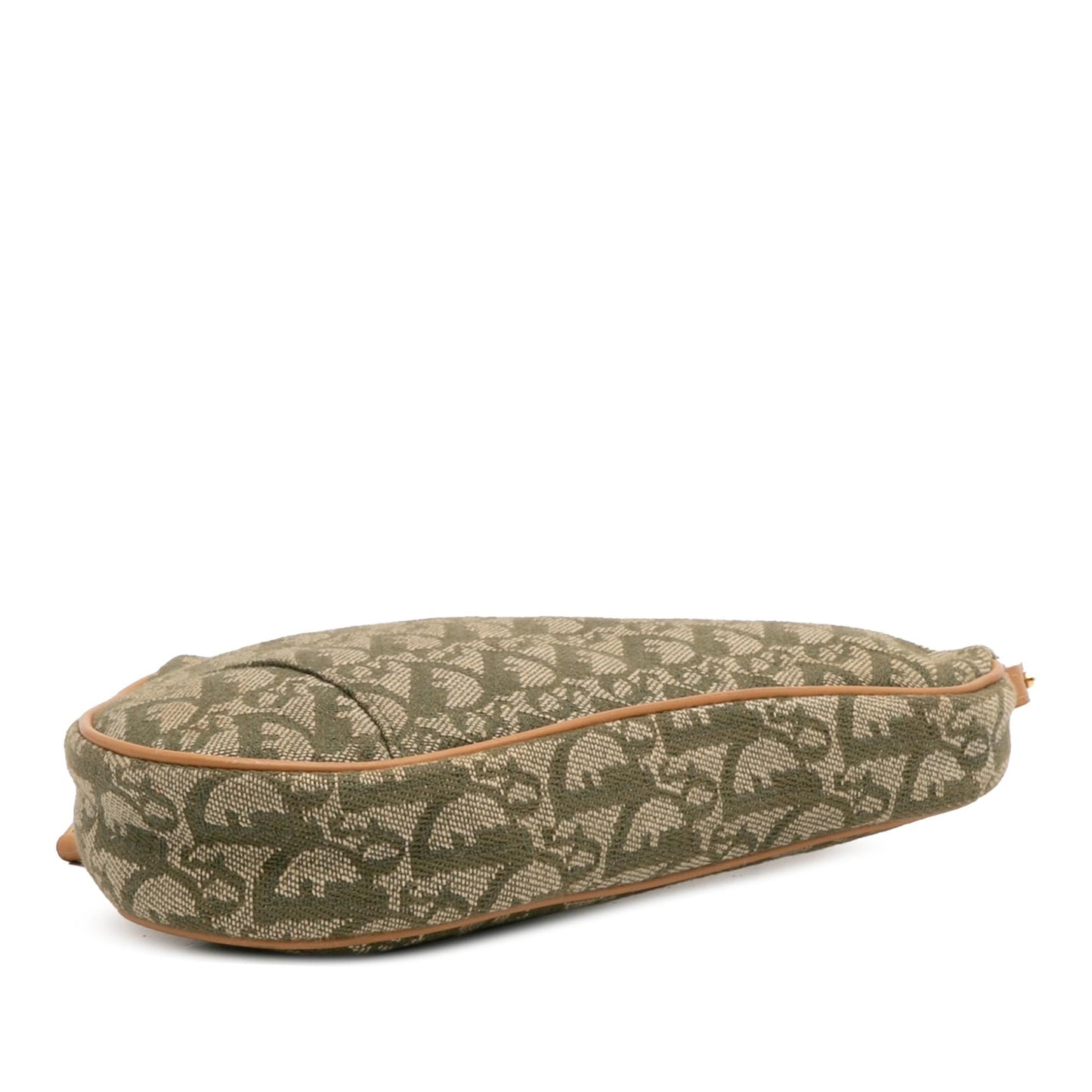Dior Mini Diorissimo Canvas Saddle Pochette