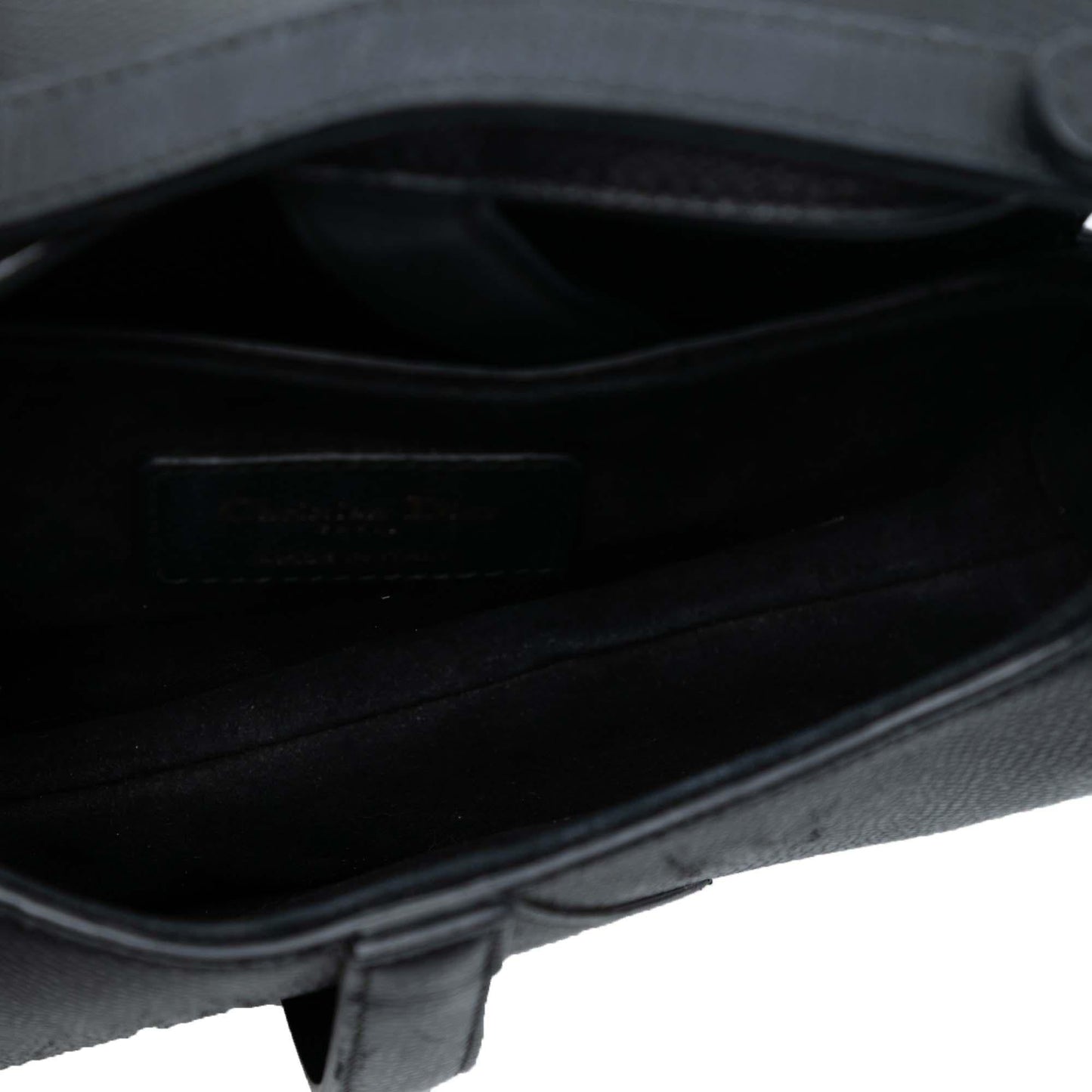 Dior Mini Grained Calfskin Saddle Bag