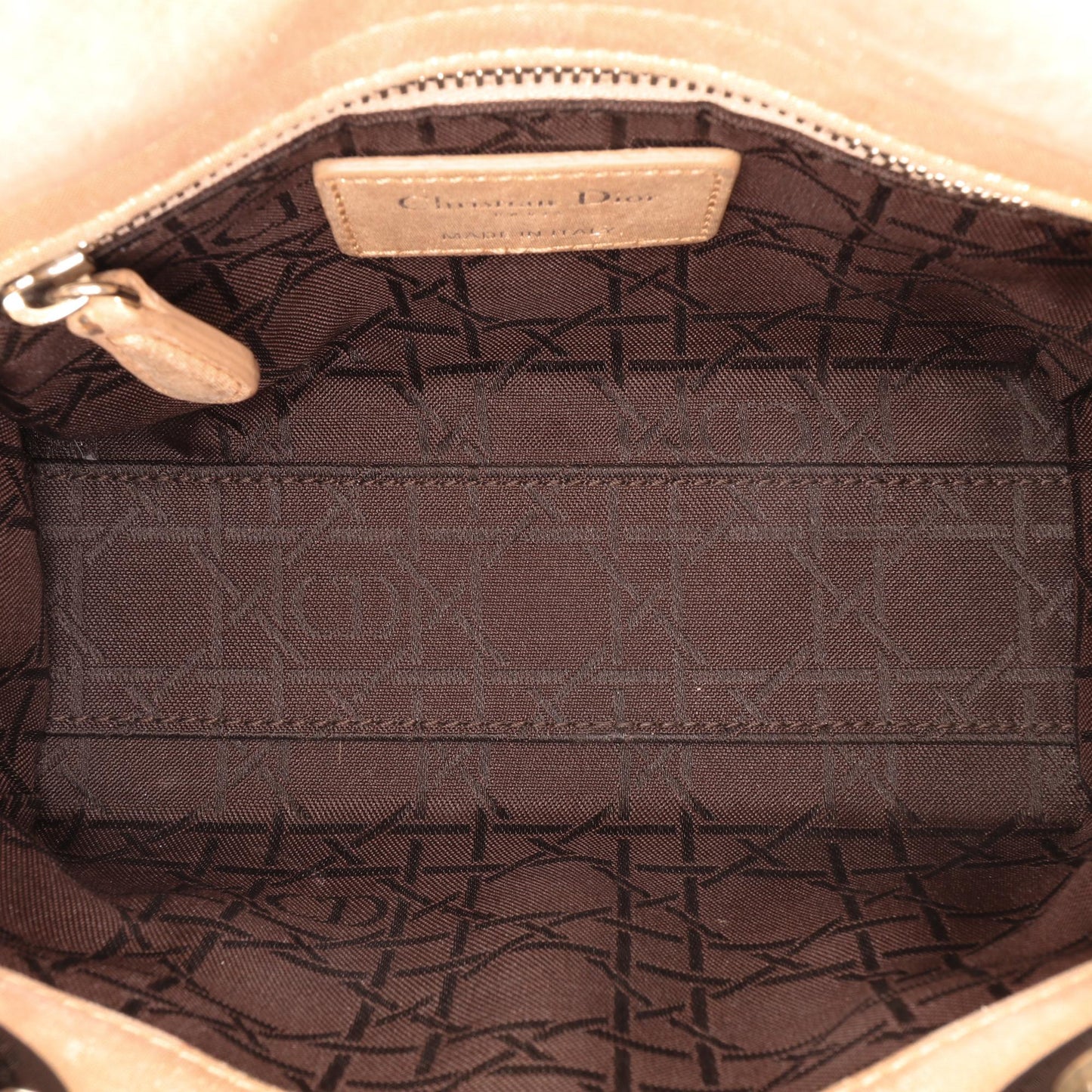 Dior Mini Iridescent Lambskin Cannage Lady Dior