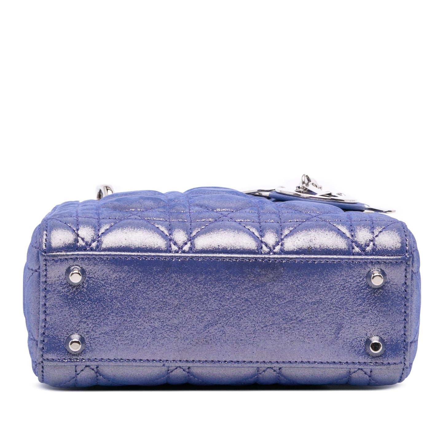 Dior Mini Iridescent Lambskin Cannage Lady Dior