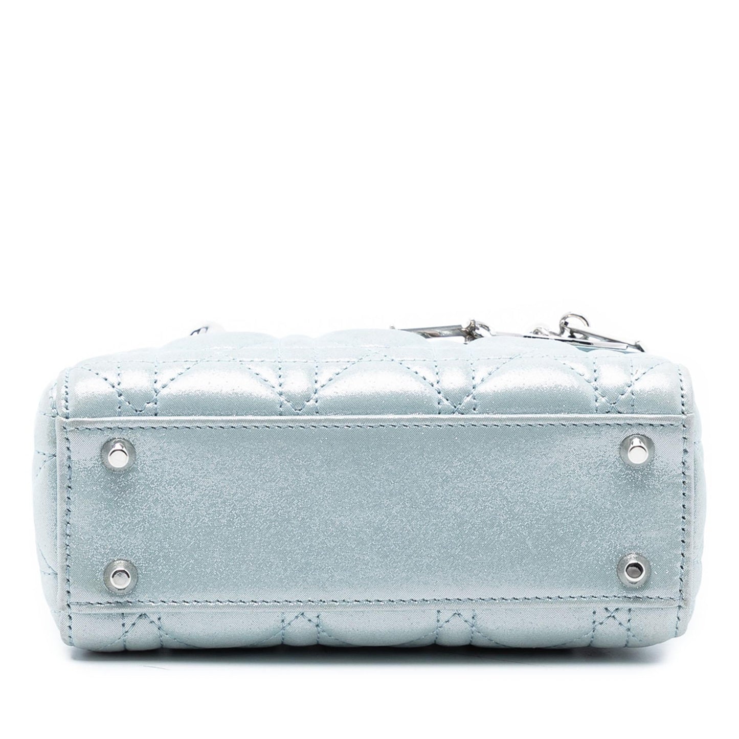 Dior Mini Iridescent Lambskin Cannage Lady Dior