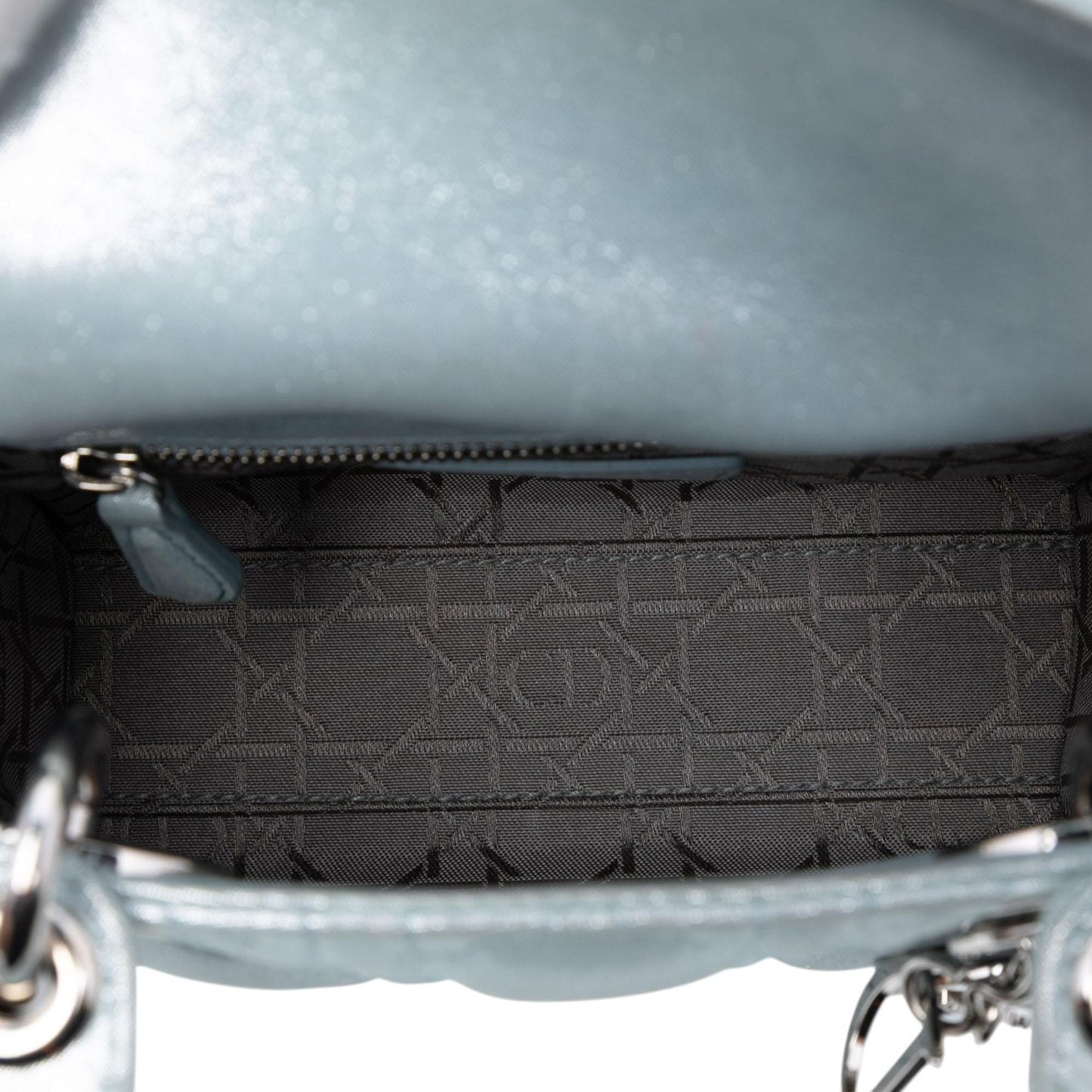Dior Mini Iridescent Lambskin Cannage Lady Dior