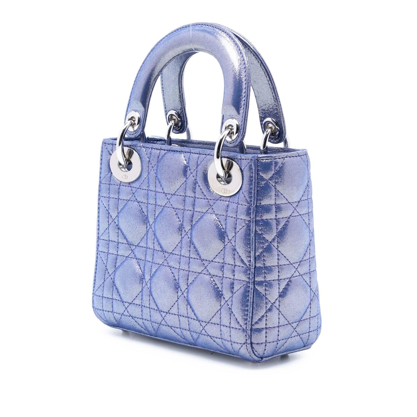 Dior Mini Iridescent Lambskin Cannage Lady Dior