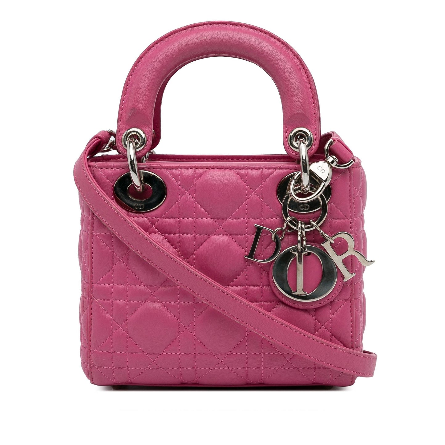 Dior Mini Lambskin Cannage Lady Dior
