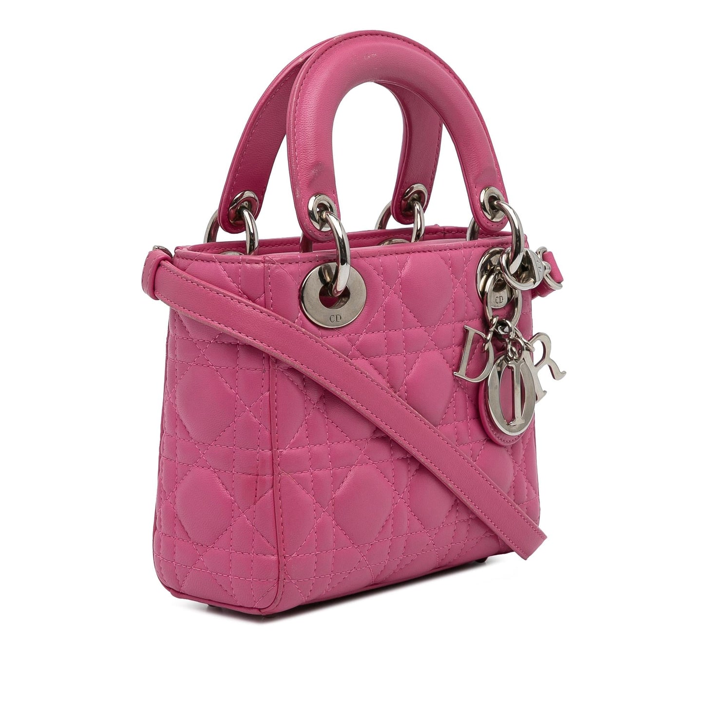 Dior Mini Lambskin Cannage Lady Dior
