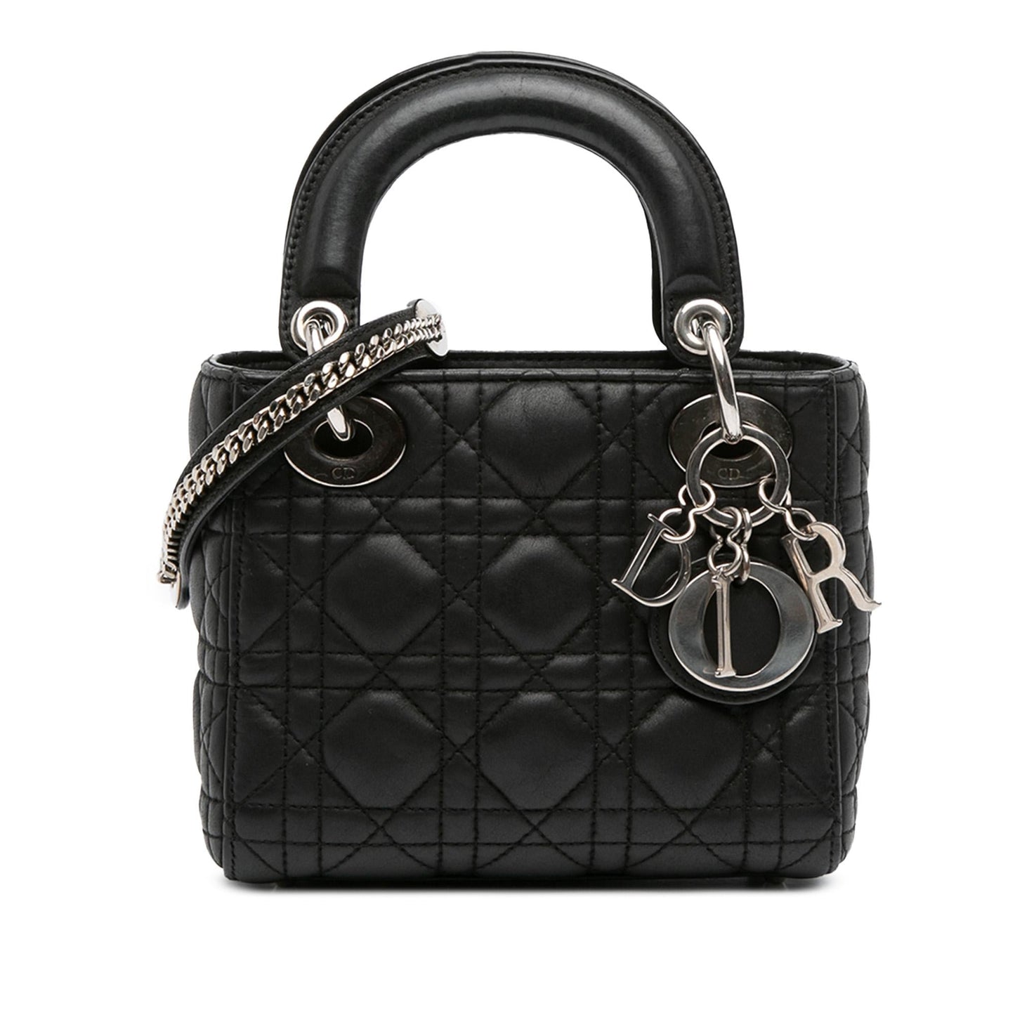 Dior Mini Lambskin Cannage Lady Dior