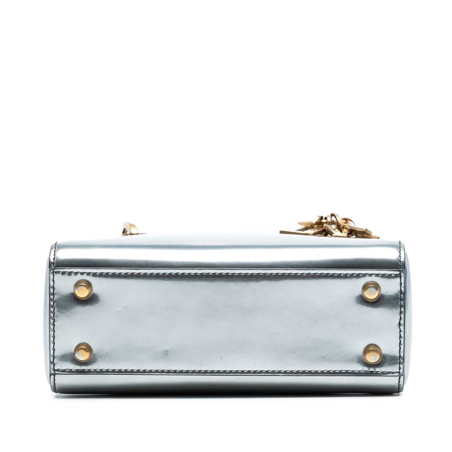 Dior Mini Metallic Patent Lady Dior