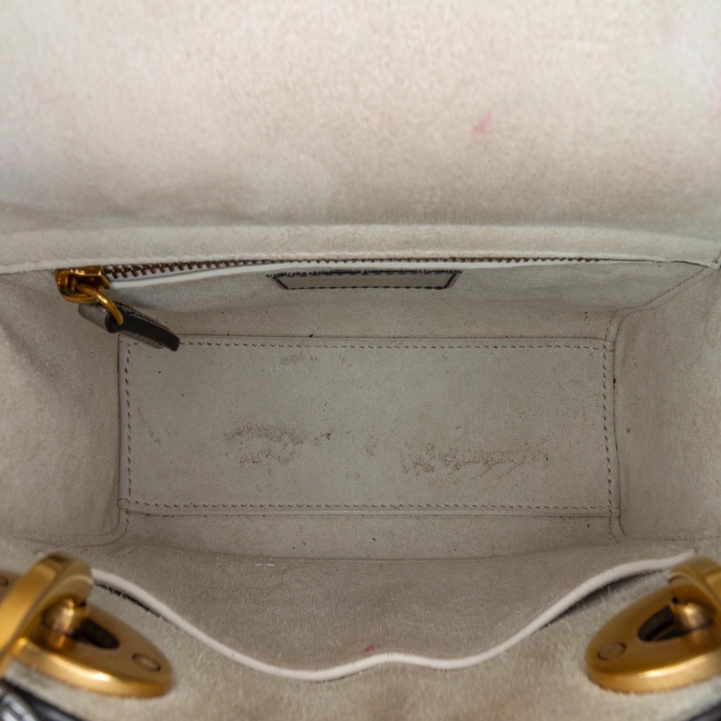 Dior Mini Metallic Patent Lady Dior