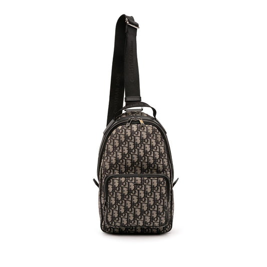 Dior Mini Oblique Canvas Rider Sling Bag