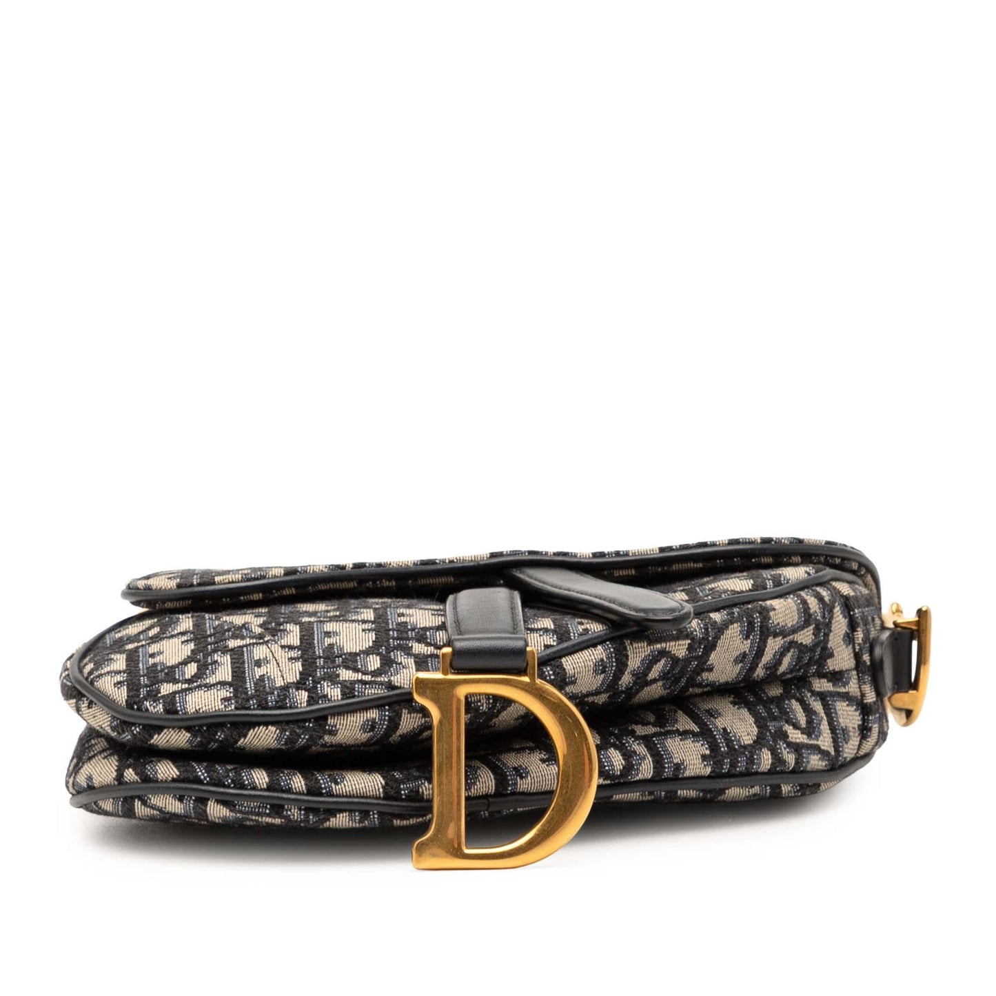 Dior Mini Oblique Canvas Saddle Bag