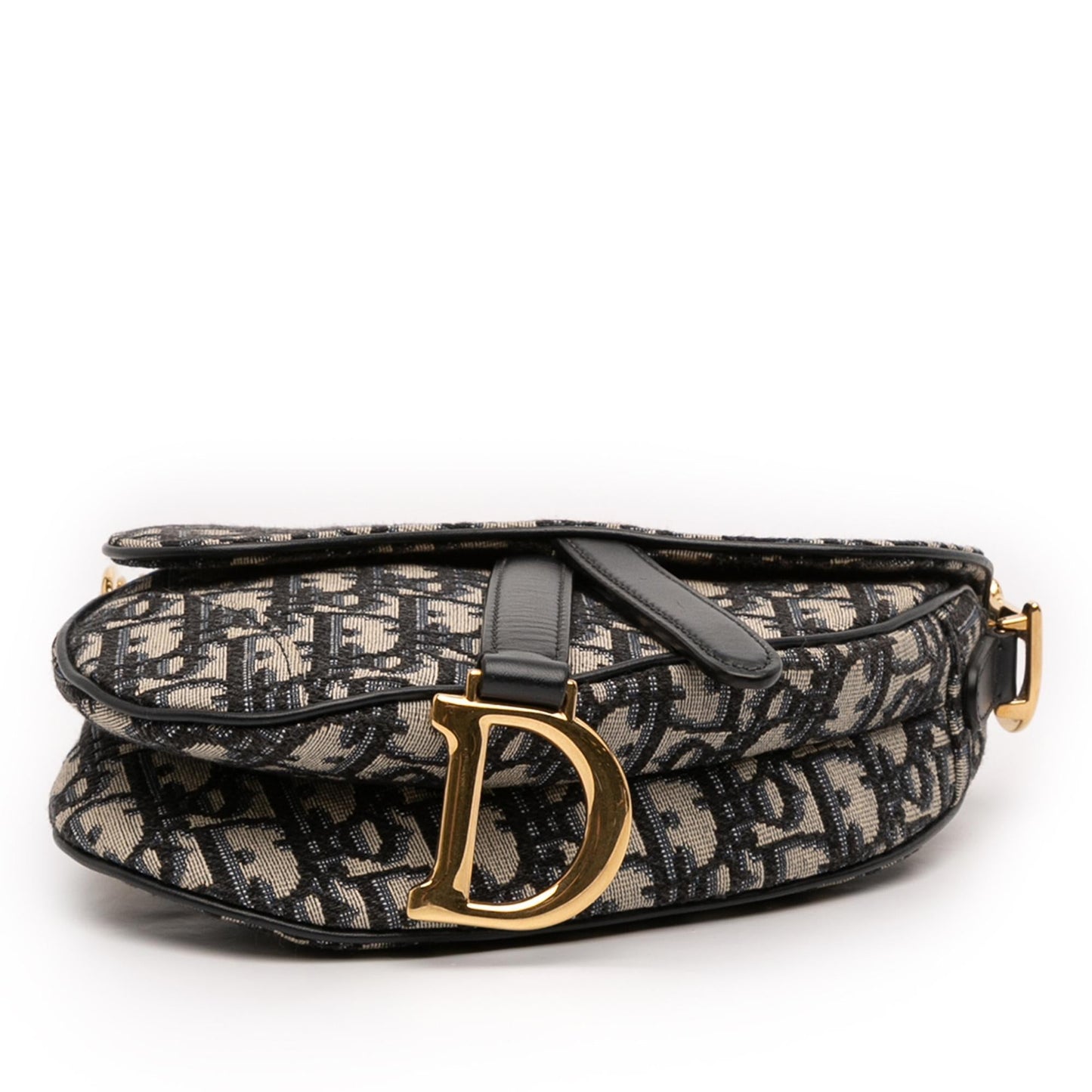 Dior Mini Oblique Canvas Saddle Bag