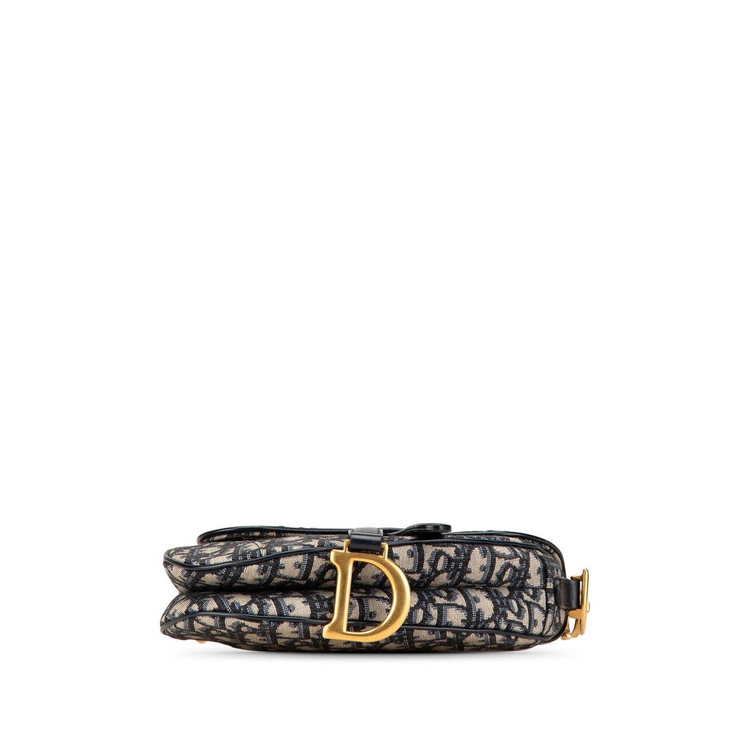 Dior Mini Oblique Canvas Saddle Bag