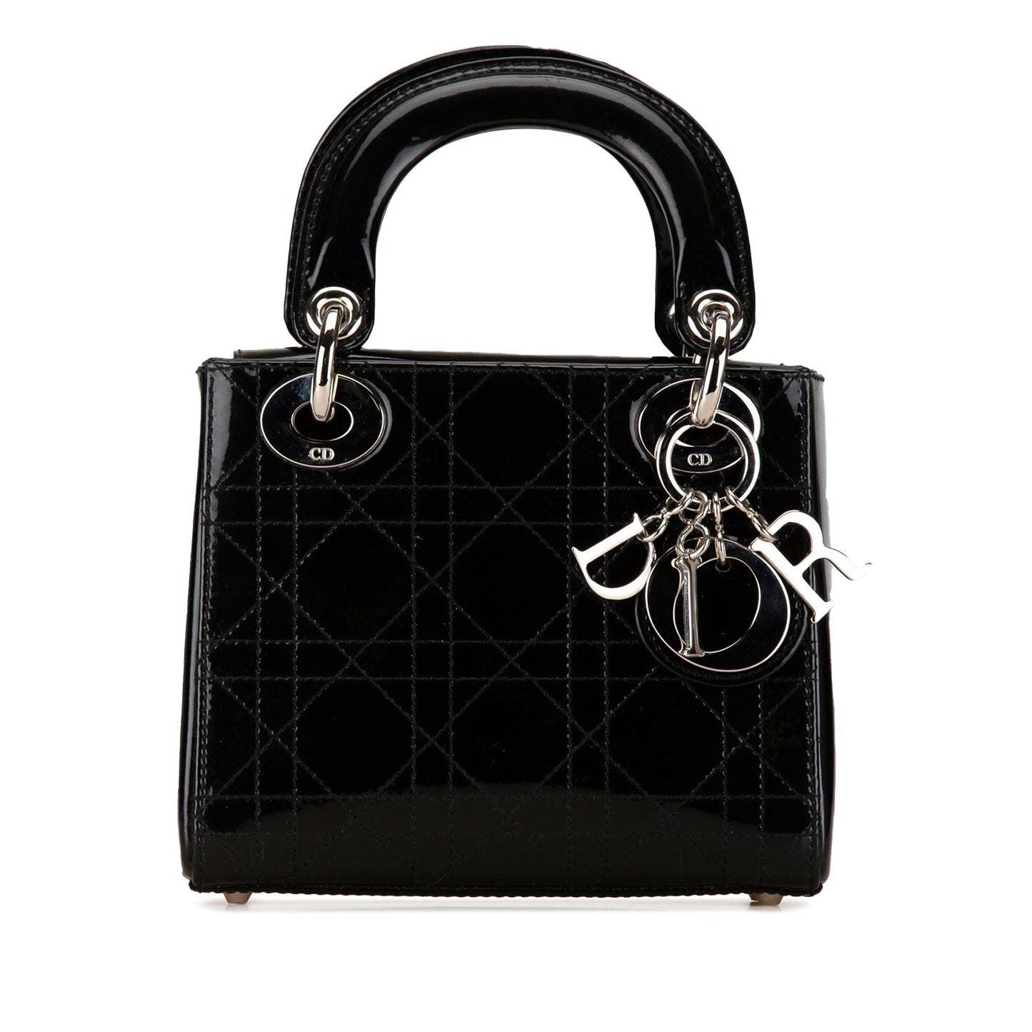Dior Mini Patent Cannage Lady Dior (SHG-Sgdj8c)