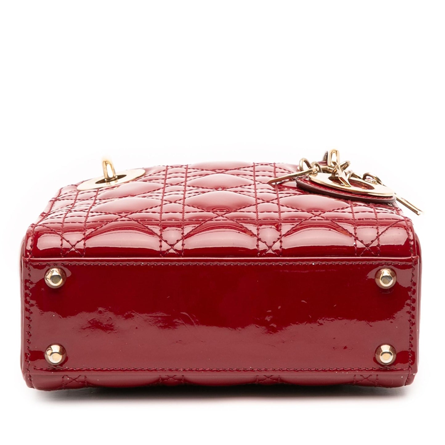 Dior Mini Patent Cannage Lady Dior
