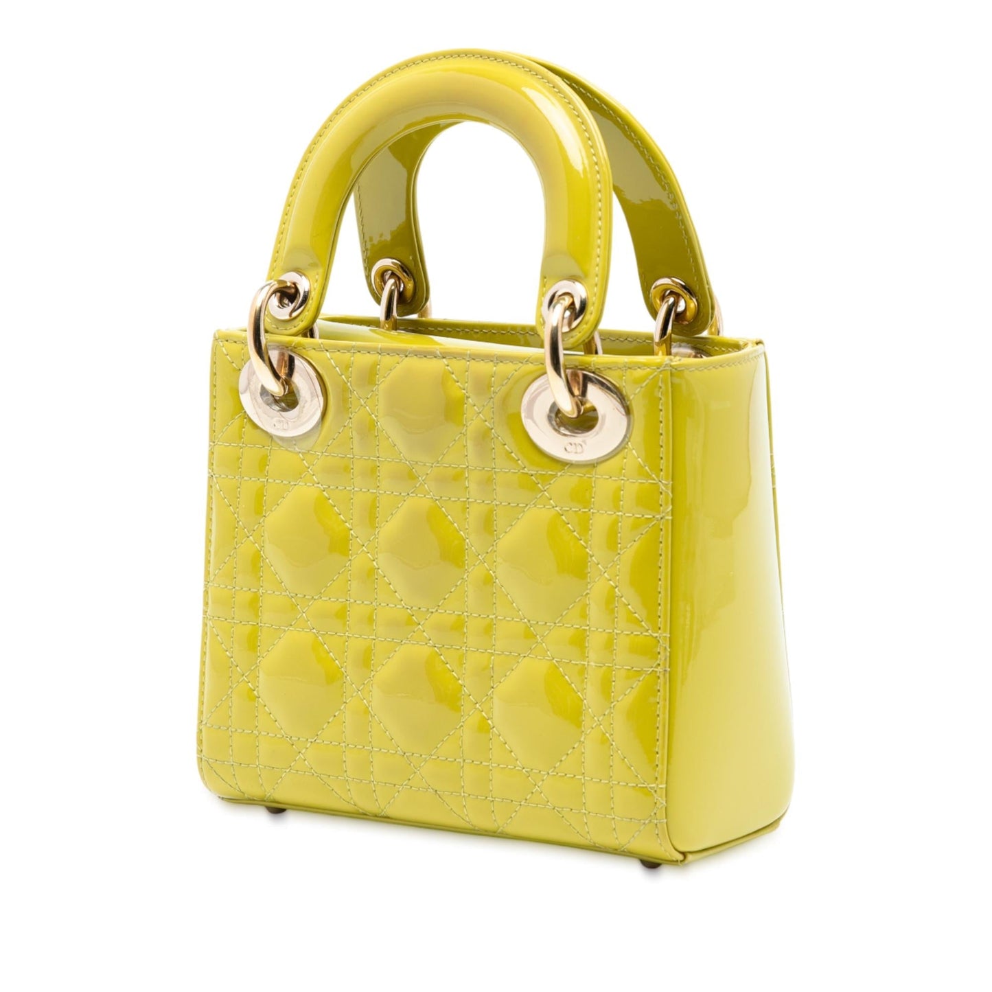 Dior Mini Patent Cannage Lady Dior