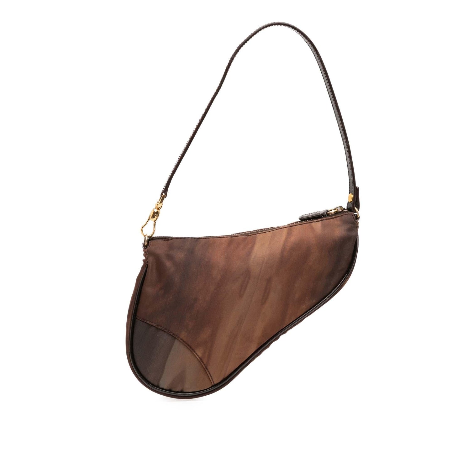 Dior Mini Printed Nylon Saddle Pochette