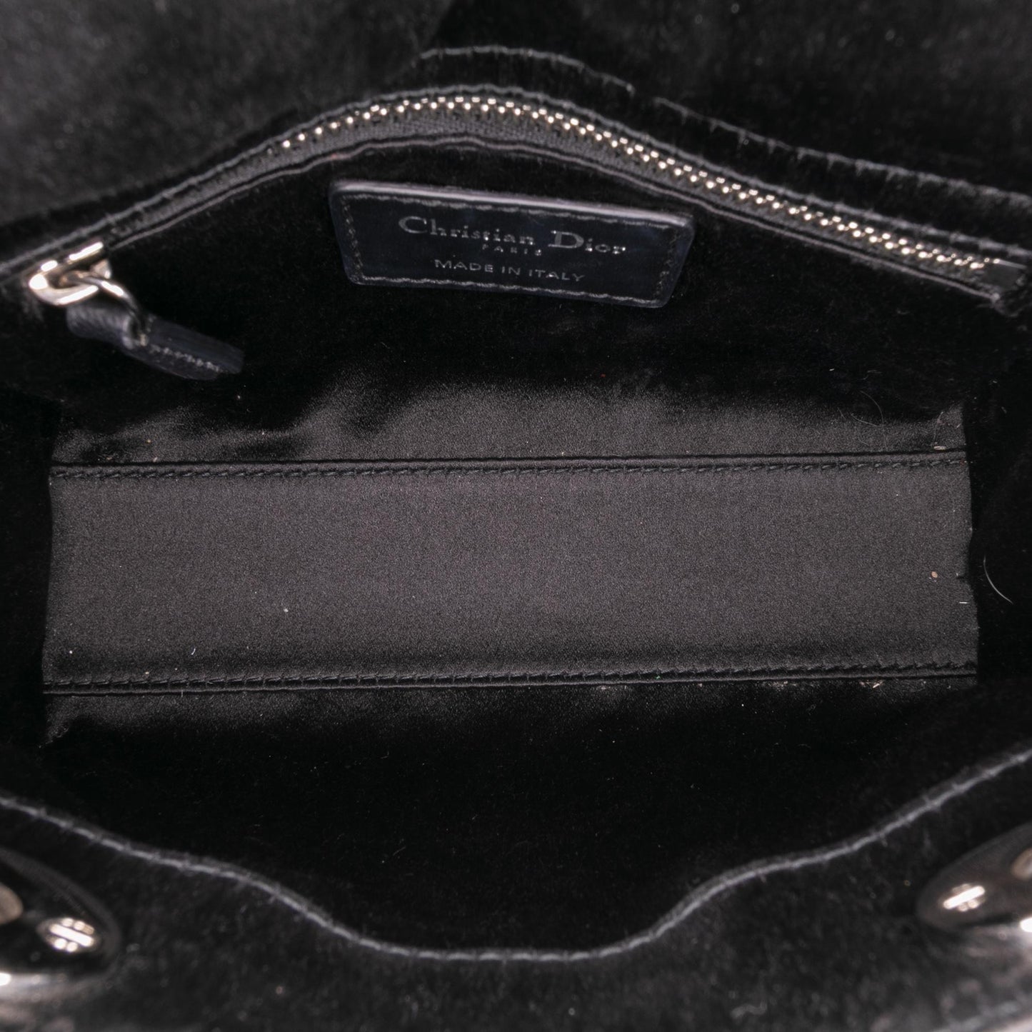 Dior Mini Satin Cannage Strass Crystal Embellished Lady Dior