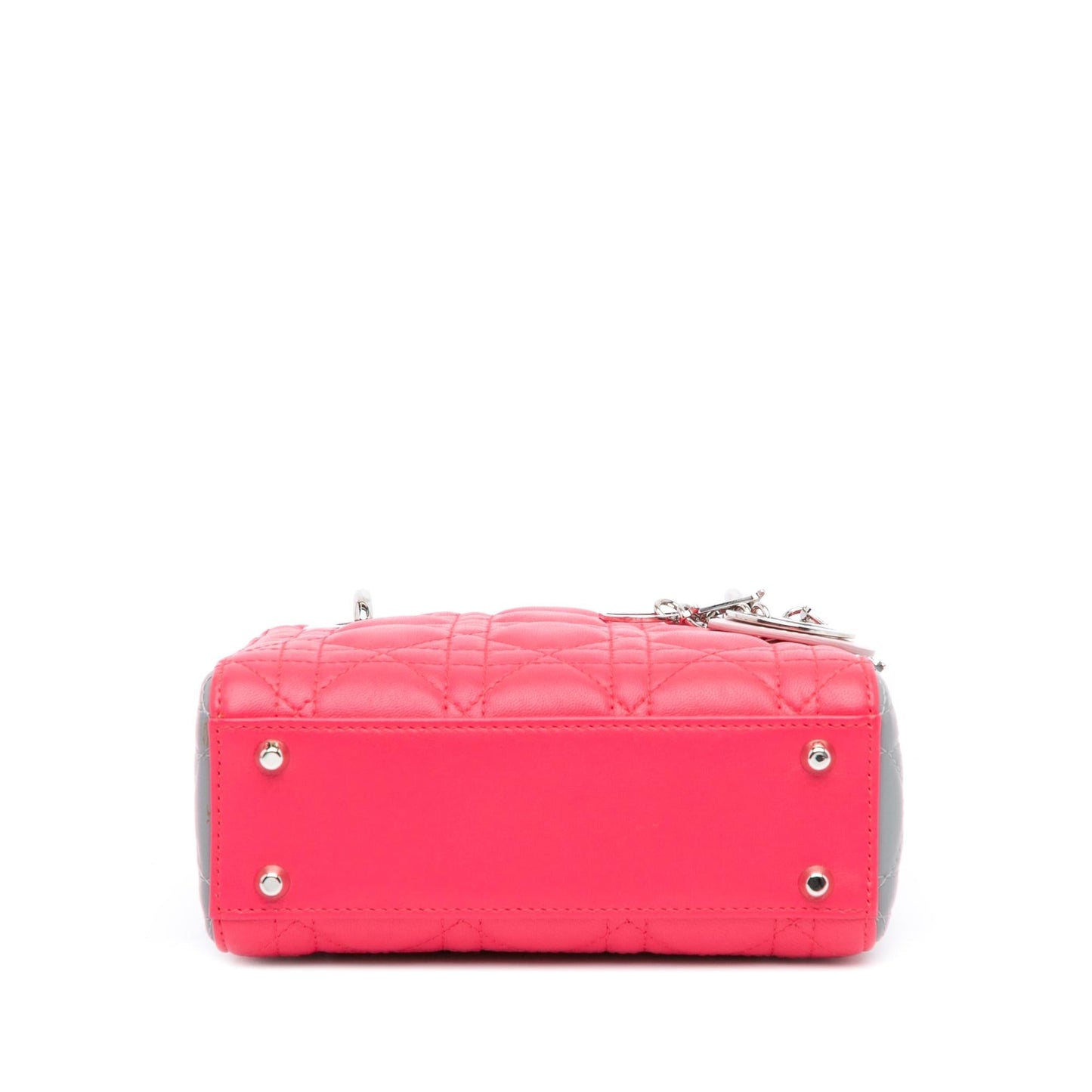 Dior Mini Tricolor Lambskin Cannage Lady Dior