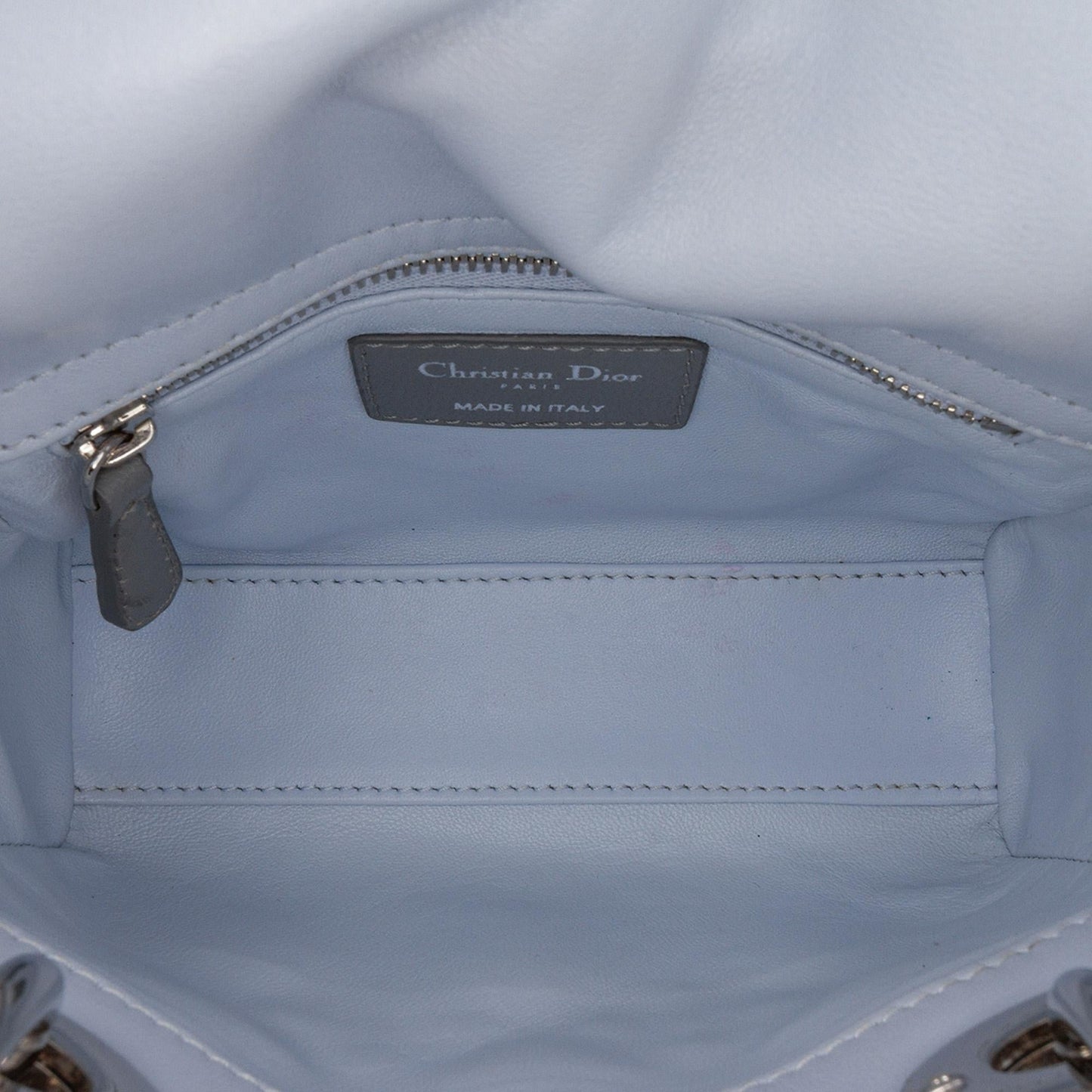 Dior Mini Tricolor Lambskin Cannage Lady Dior