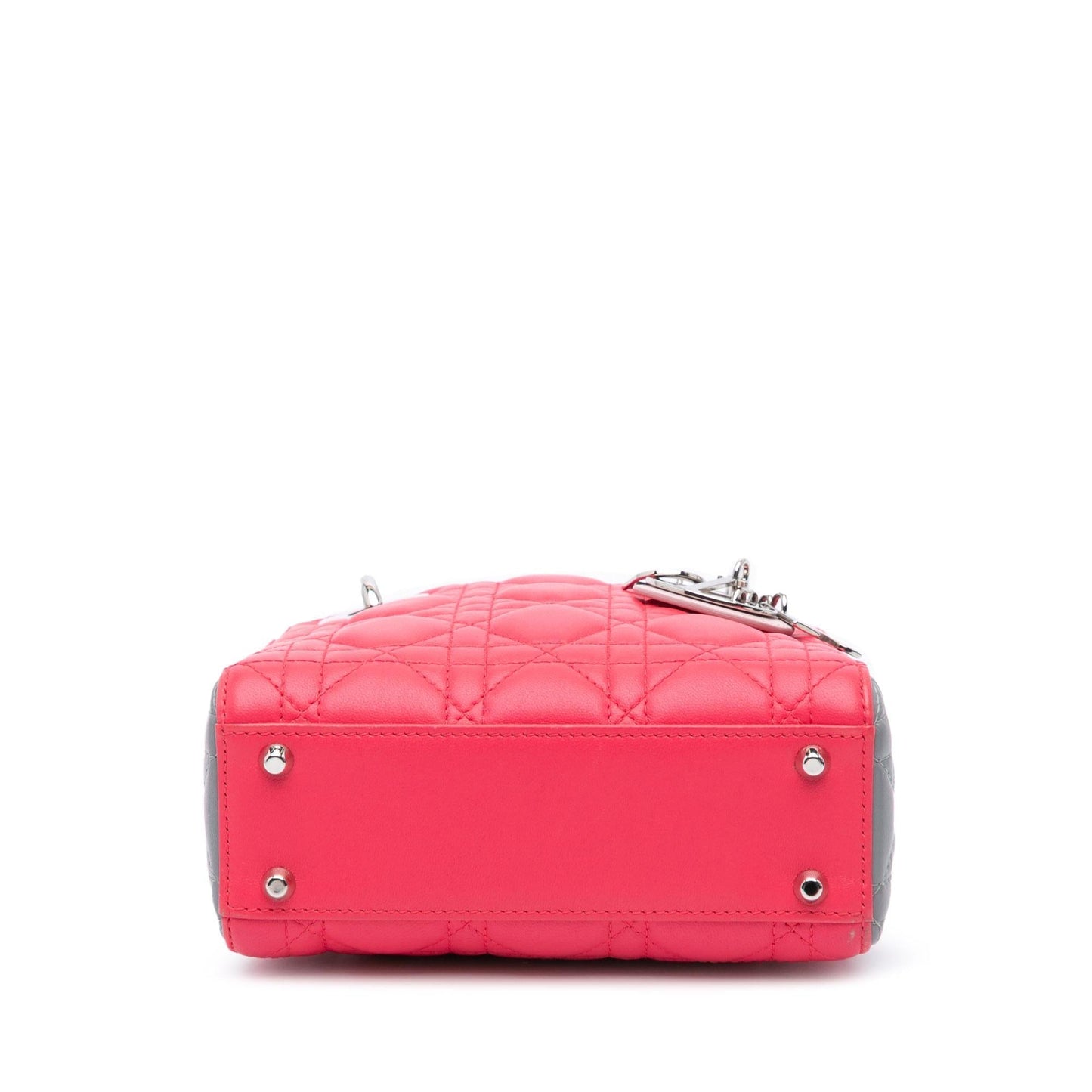 Dior Mini Tricolor Lambskin Cannage Lady Dior