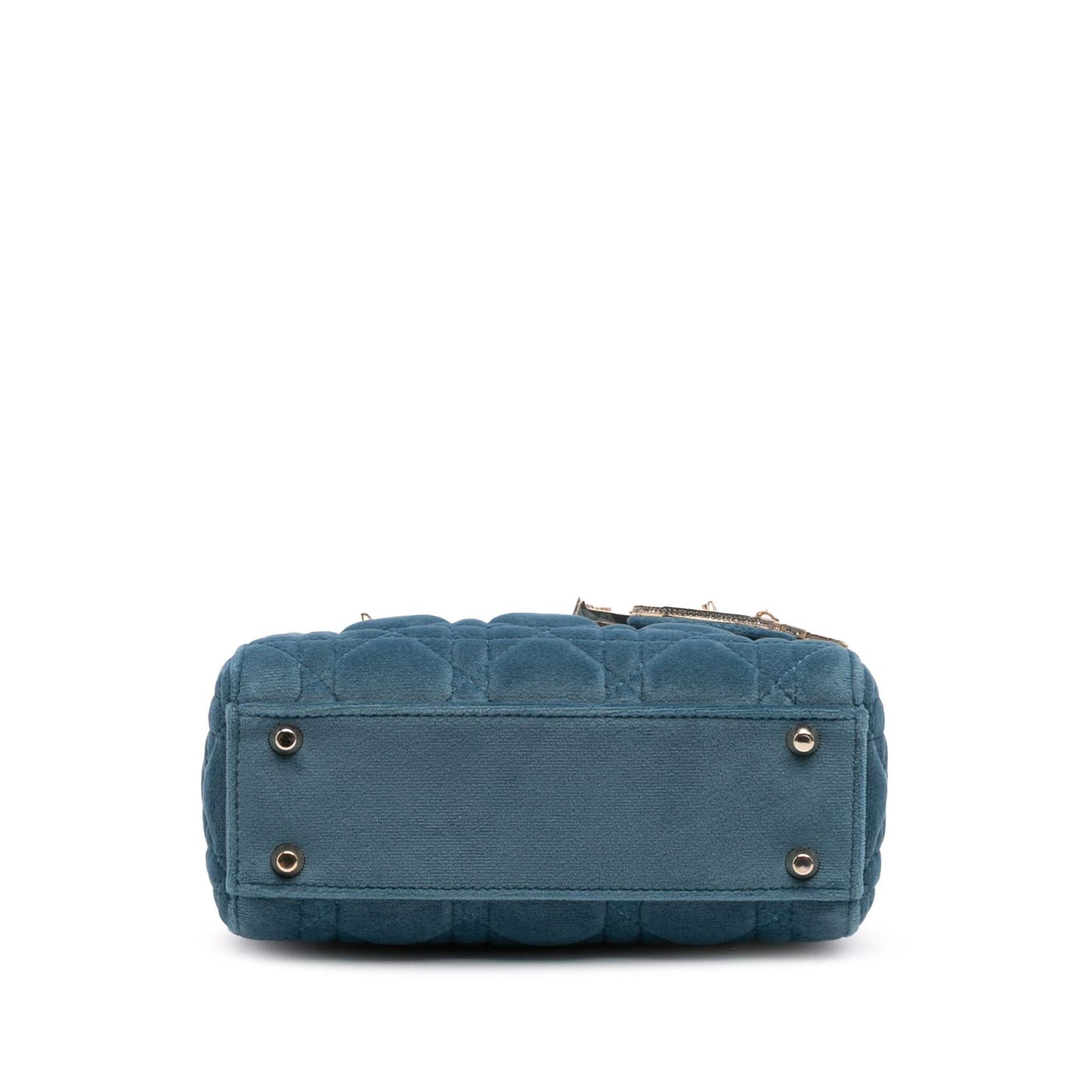 Dior Mini Velvet Cannage Lady Dior