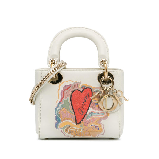 Dior Niki De Saint Phalle Mini Calfskin Dioramour Lady Dior