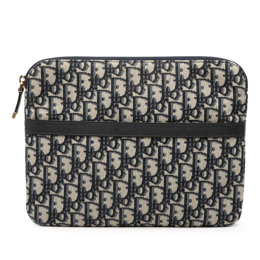 Dior Oblique Canvas Clutch