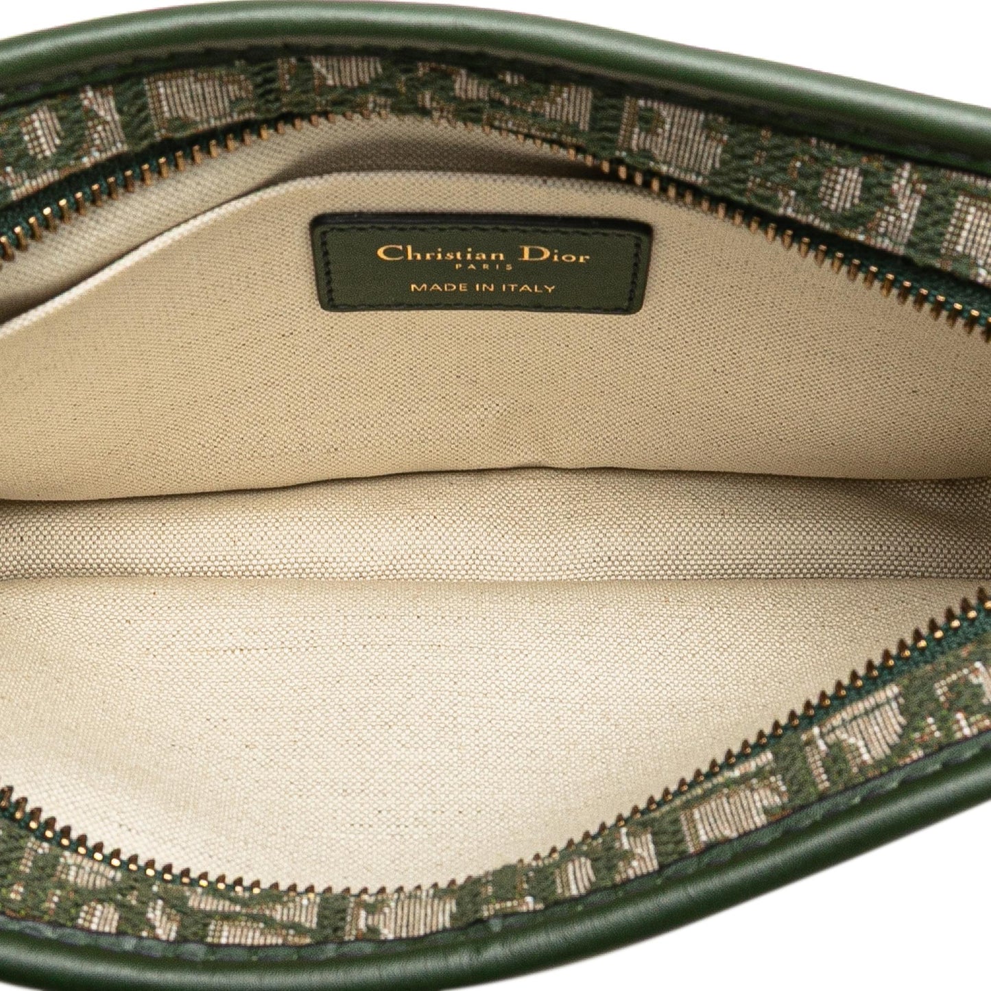 Dior Oblique Canvas Diorquake Clutch