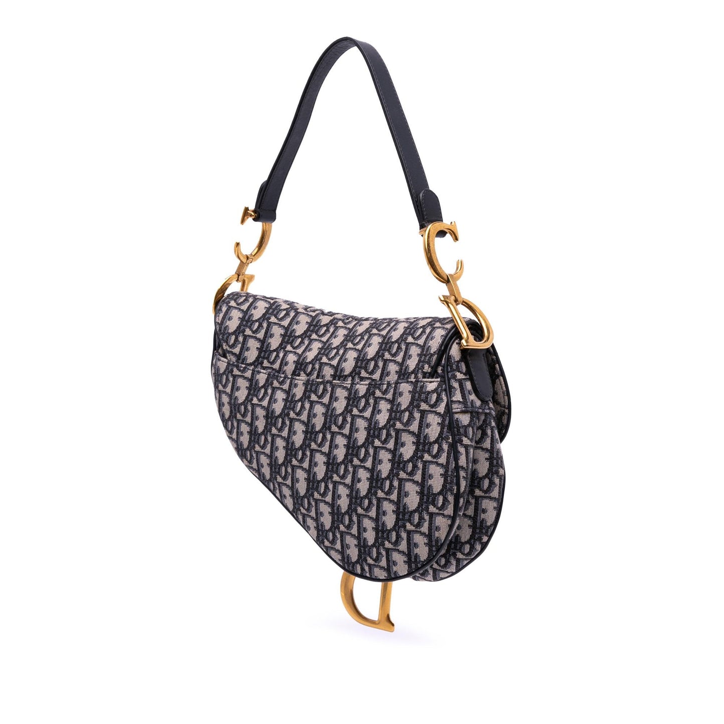 Dior Oblique Canvas Saddle Bag