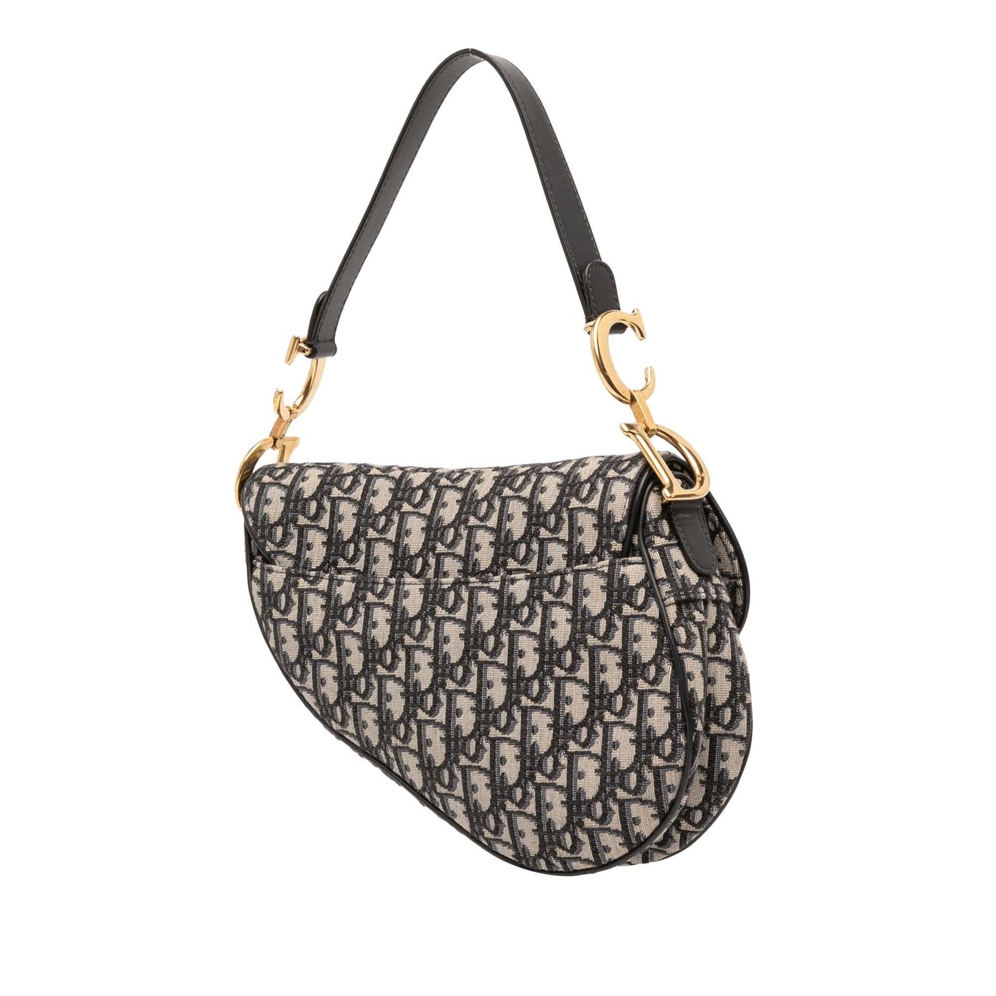 Dior Oblique Canvas Saddle Bag