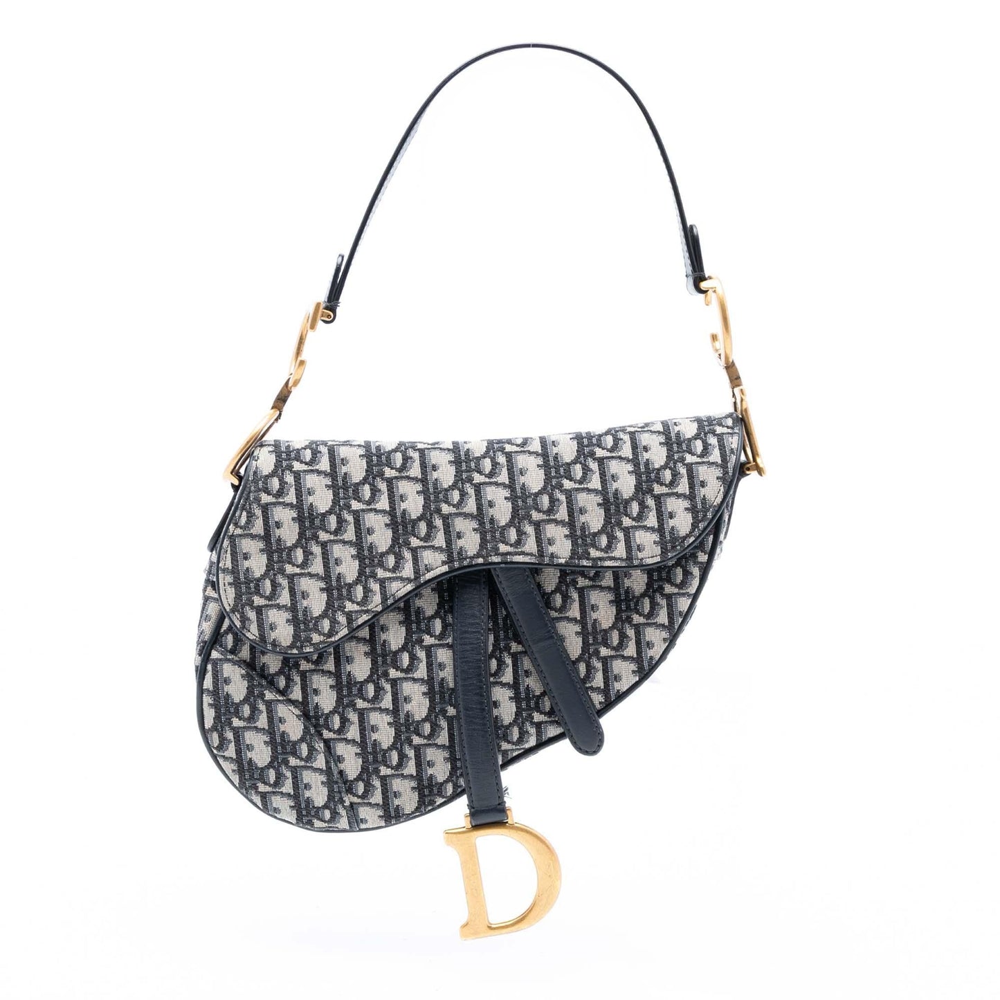 Dior Oblique Canvas Saddle Bag