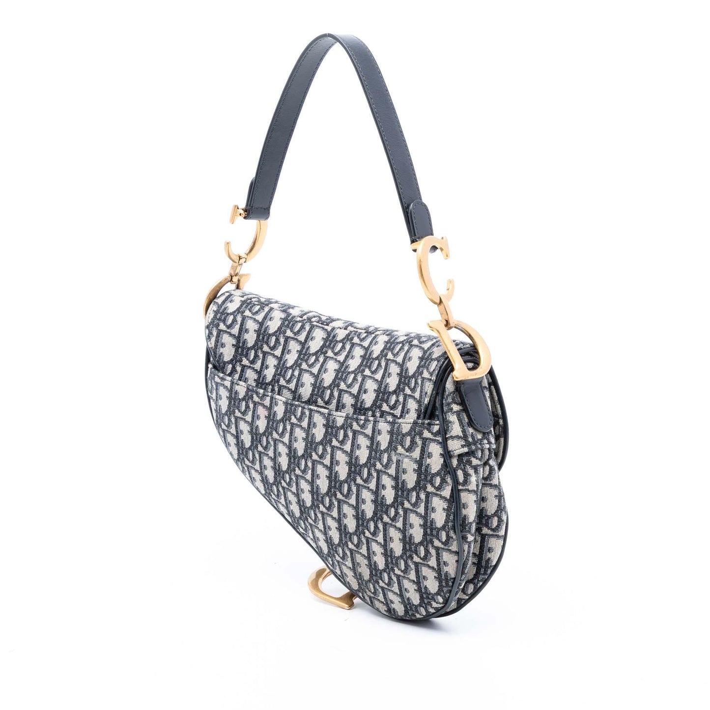 Dior Oblique Canvas Saddle Bag