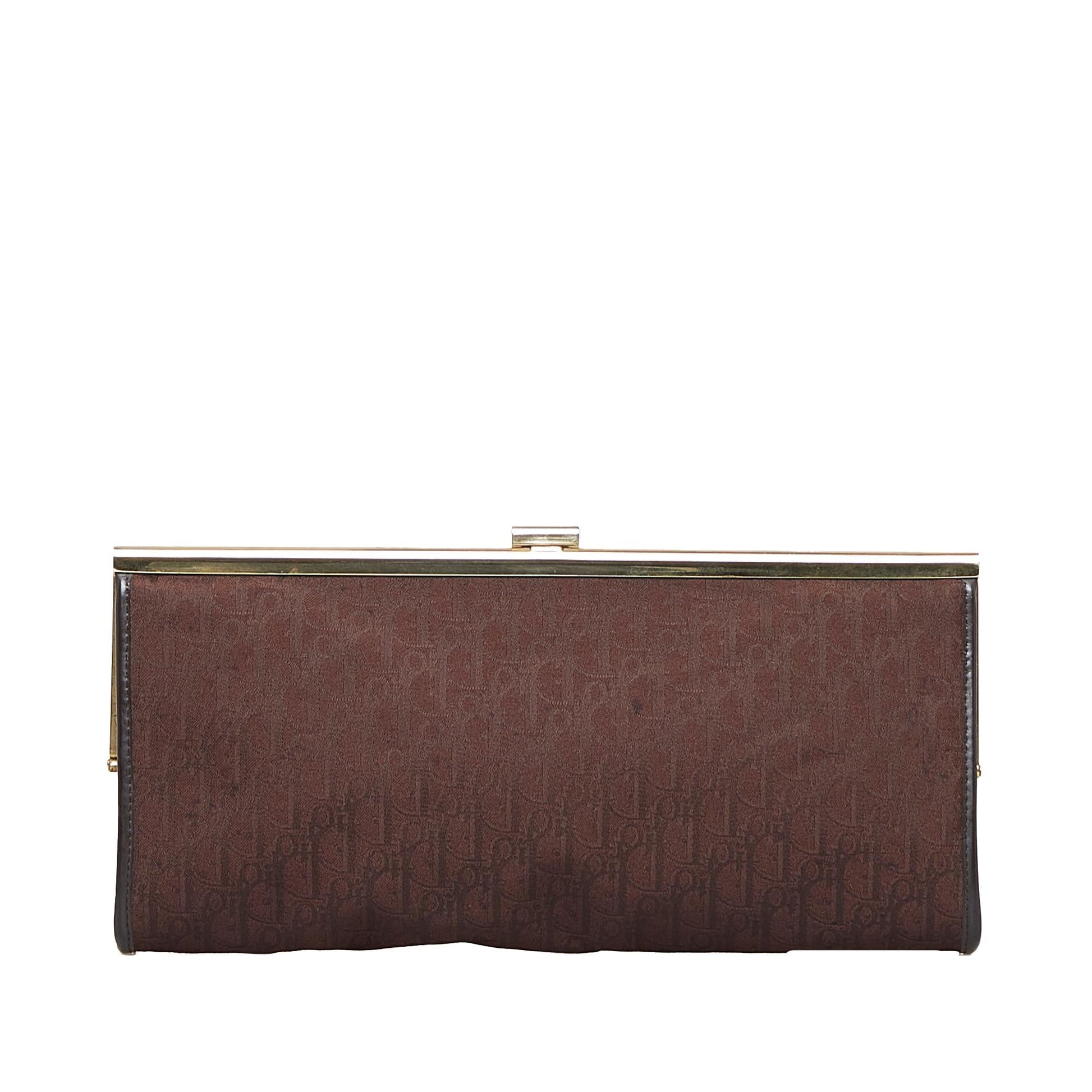 Saint Laurent Mini Canvas Clutch