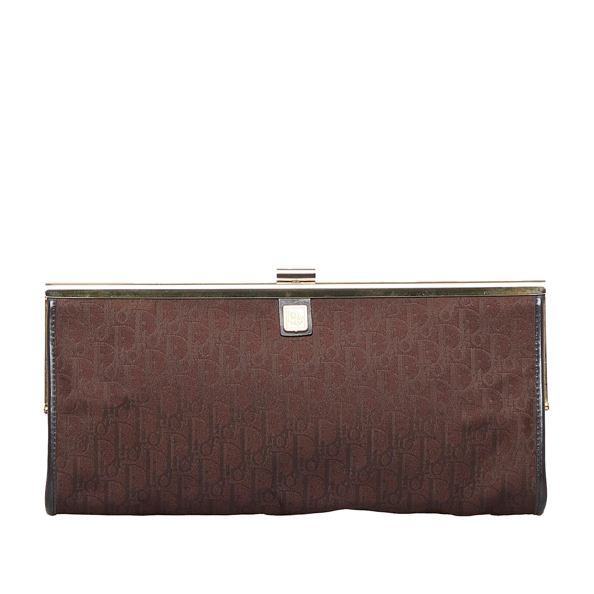 Saint Laurent Mini Canvas Clutch