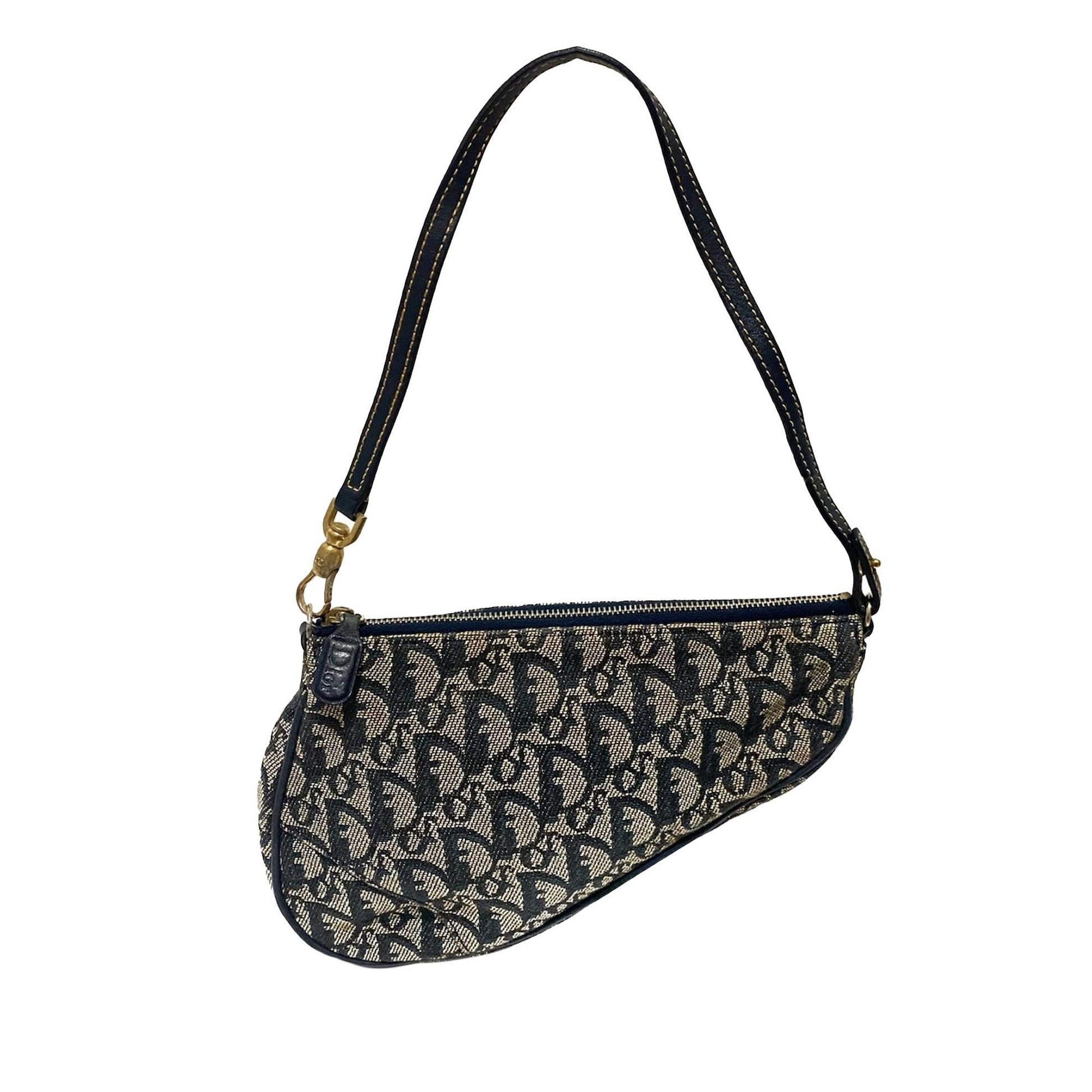 Saint Laurent Pochette Mini Canvas Handbag